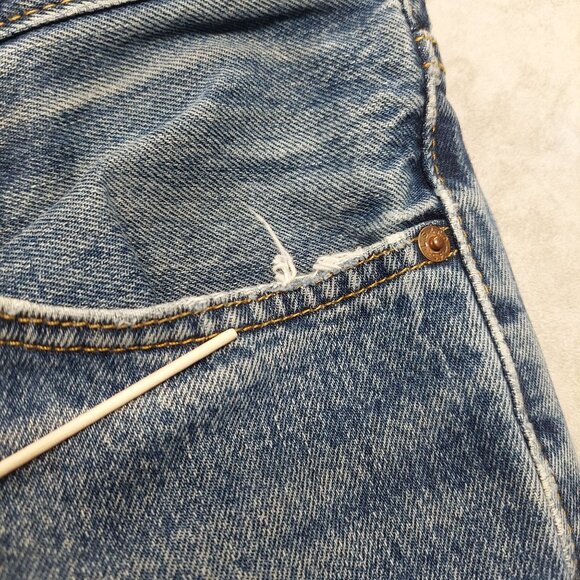 VTG Levis Mens 550 Blue Jeans Mens W33 L32 Vintage Denim Casual Wear - Picture 11 of 15